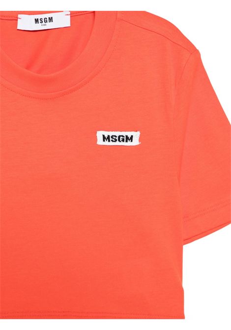 T-shirt con logo MSGM KIDS | S6MSJGTH179MS074